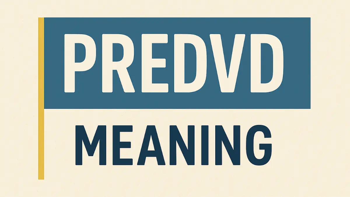 Predvd Meaning